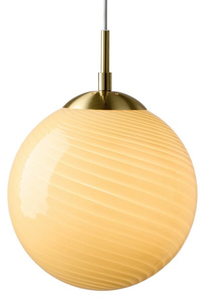 Viseće Svjetiljka Halo Design, CANDY BALL, prigušiv, Bež, Dnevna soba, Staklo, Dizajn