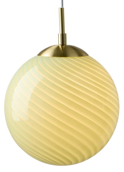 Viseće Svjetiljka Halo Design, CANDY BALL, prigušiv, Zelena, Dnevna soba, Staklo, Dizajn