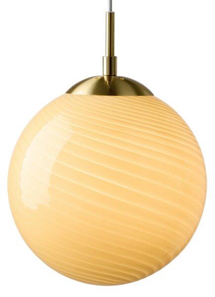 Viseće Svjetiljka Halo Design, CANDY BALL, prigušiv, Bež, Dnevna soba, Staklo, Dizajn