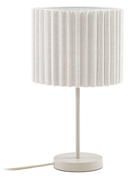 Stolne Lampa Lindby, Libbie, Bež, Dnevna soba, Tkanina / tekstil