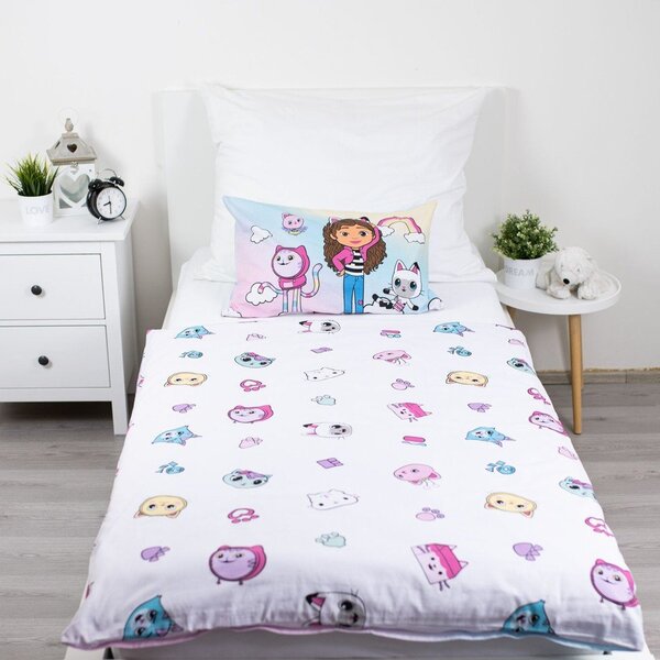 Pamučna dječja posteljina za dječji krevetić 100x135 cm Gabby's Dollhouse "Sugar Dream" – Jerry Fabrics