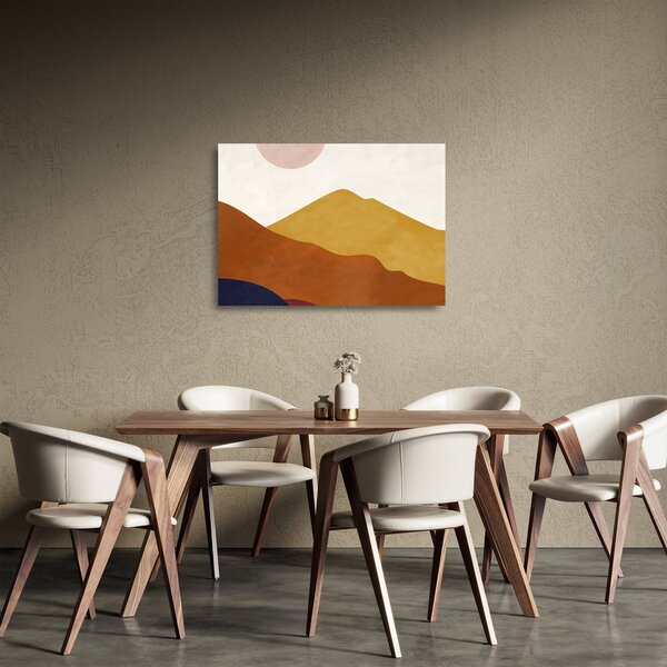 Staklena slika - Akvarel planine N⁰1 (70x50 cm)