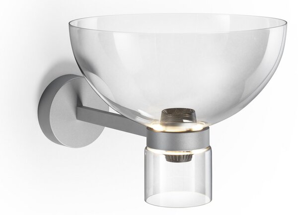Zidne Svjetiljka FLOS, Nocturne Bowl, prigušiv, Metalik, Područje hodnika, Aluminij, Dizajn