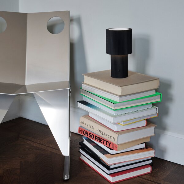 Stolne Lampa Herstal, Iluma, prigušiv, Crno, Dnevna soba, Aluminij, Moderan