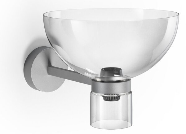 Zidne Svjetiljka FLOS, Nocturne Bowl, prigušiv, Metalik, Područje hodnika, Aluminij, Dizajn