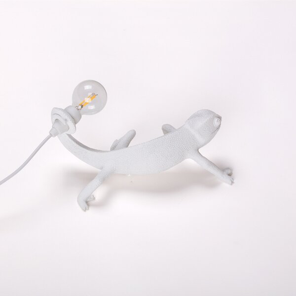 Stolne Lampa SELETTI, Chameleon Lamp Still, Bijela, Dnevna soba, Plastika, Dizajn