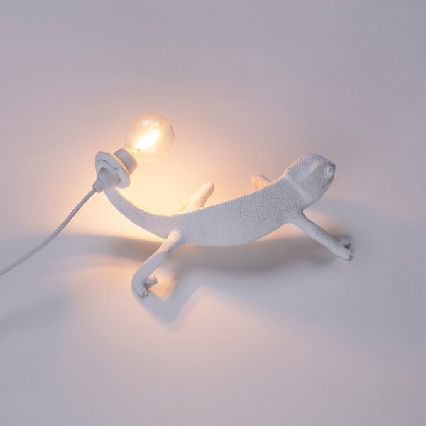 Stolne Lampa SELETTI, Chameleon Lamp Still, Bijela, Dnevna soba, Plastika, Dizajn