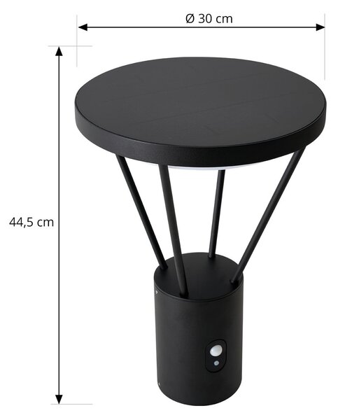 Vanjske Svjetiljka Lucande, Elario, Crno, Terasa, Aluminij, Moderan