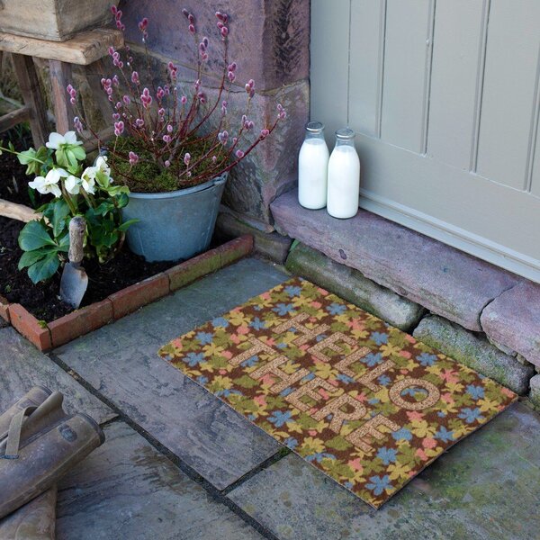 Otirač od kokosovih vlakana 40x60 cm Hello There – Artsy Doormats