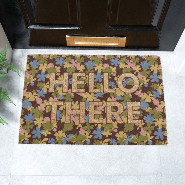 Otirač od kokosovih vlakana 40x60 cm Hello There – Artsy Doormats