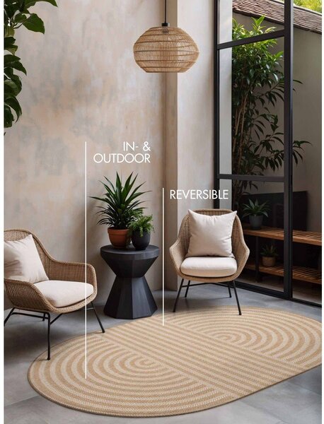Krem/u prirodnoj boji unutarnji i vanjski tepih 160x230 cm Haringey Woodfield – Ted Baker