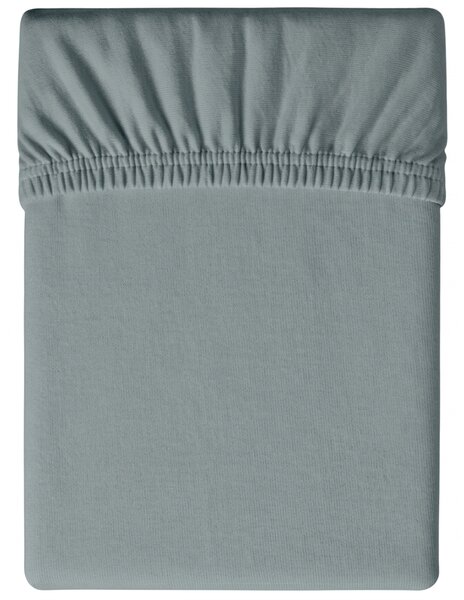 Jersey plahta zeleno-plava 90 x 200 cm