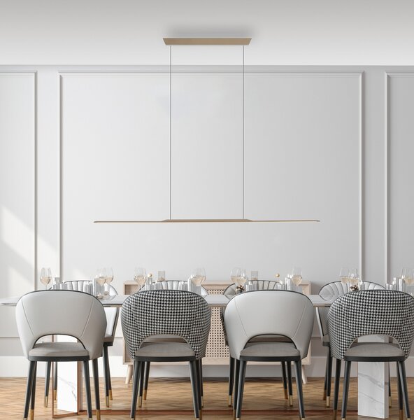 Viseće Svjetiljka PURE, Surface, prigušiv, Bronca / stari mesing, Dnevna soba, Aluminij, Moderan