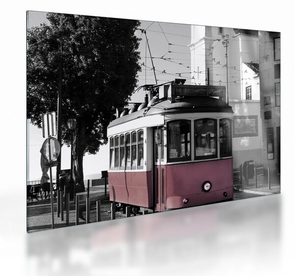 Staklena slika - Tramvaj (70x50 cm)