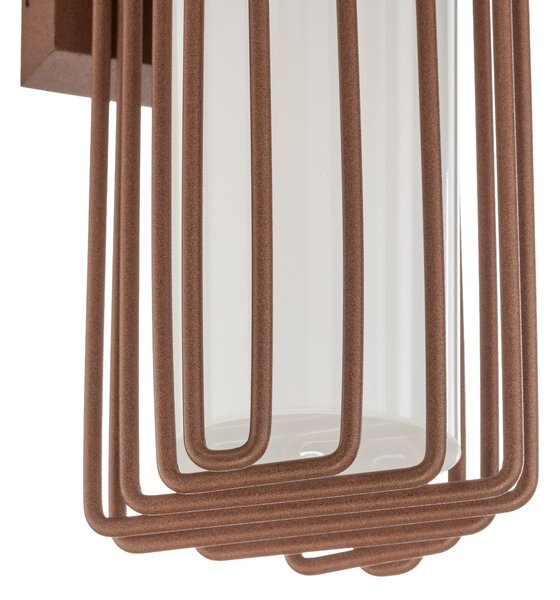 Vanjske Svjetiljka Lucande, Chandan, prigušiv, Smeđa / hrđa, Balkon, Aluminij, Moderan
