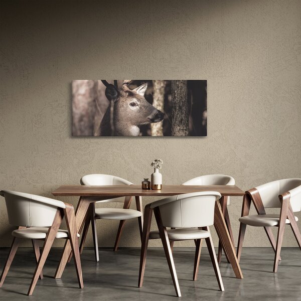 Slika - Jeleni u šumi (120x50 cm)