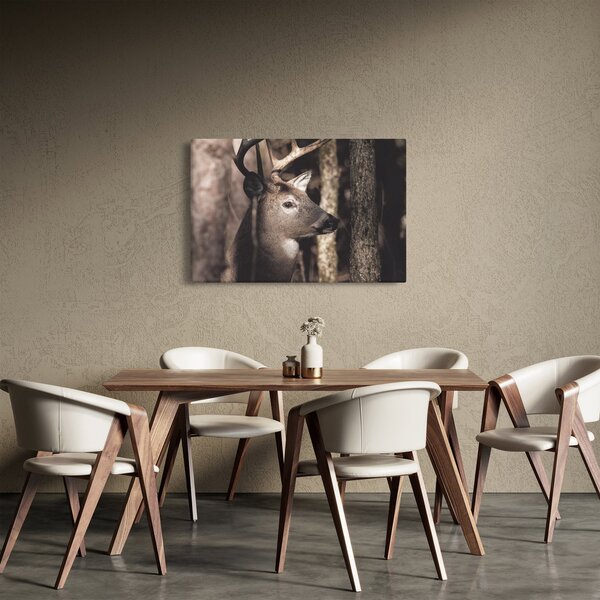 Slika - Jeleni u šumi (90x60 cm)