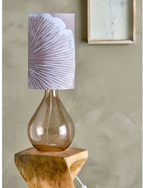 Stolne Lampa Bloomingville, Smeđa / hrđa, Dnevna soba, Staklo