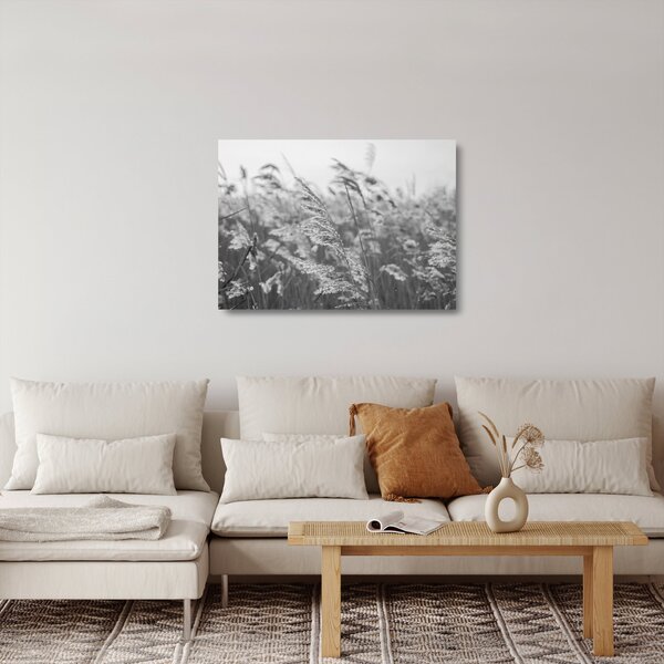 Staklena slika - Trava na vjetru (70x50 cm)