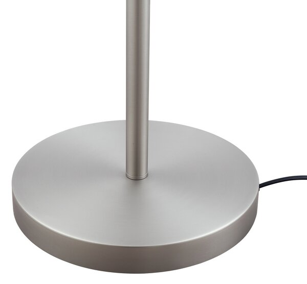 Podne Lampa Lindby, Jaileen, Sivo, Dnevna soba, Tkanina / tekstil, Moderan