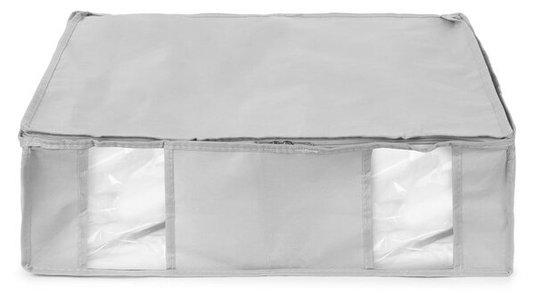 Vakuumska/ojačana tekstilna kutija za pohranu odjeće 56x56x16,5 cm Granit – Compactor