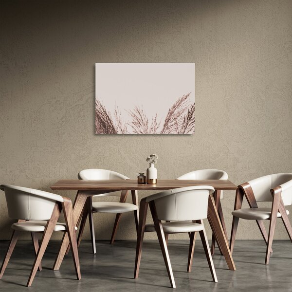 Staklena slika - Osušena trava (70x50 cm)