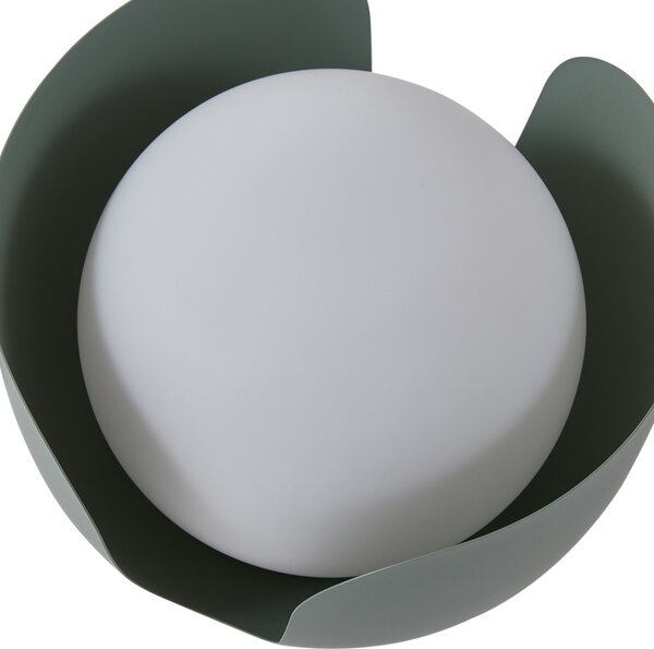 Stolne Lampa Lindby, Fiora, Zelena, Dnevna soba, Metal, Moderan