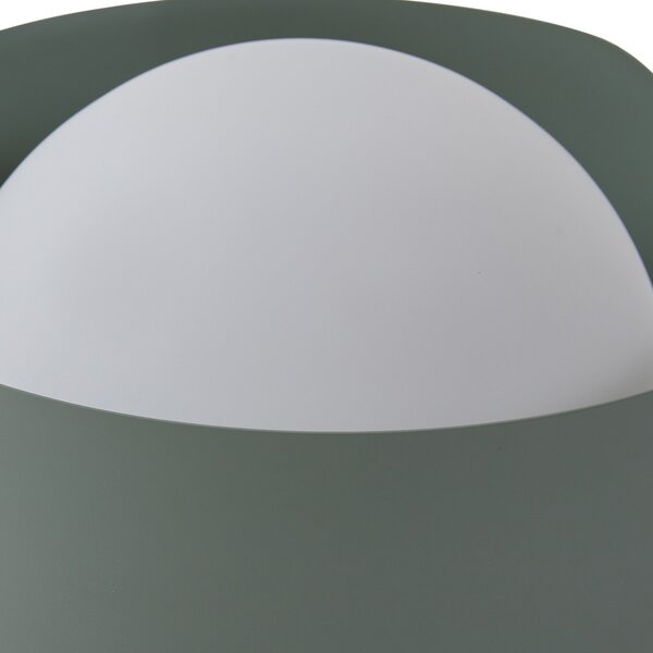 Stolne Lampa Lindby, Fiora, Zelena, Dnevna soba, Metal, Moderan