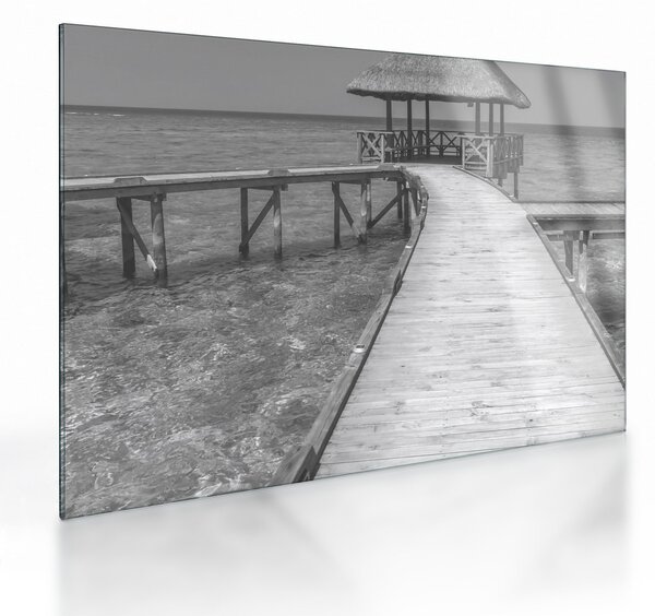 Staklena slika - Maldivi (70x50 cm)