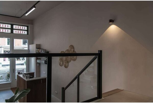 Zidne Svjetiljka SLV, prigušiv, Crno, Područje hodnika, Aluminij