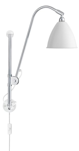Bestlite BL5 Zidna lampa Ø16 Krom/Mat Bijela - GUBI