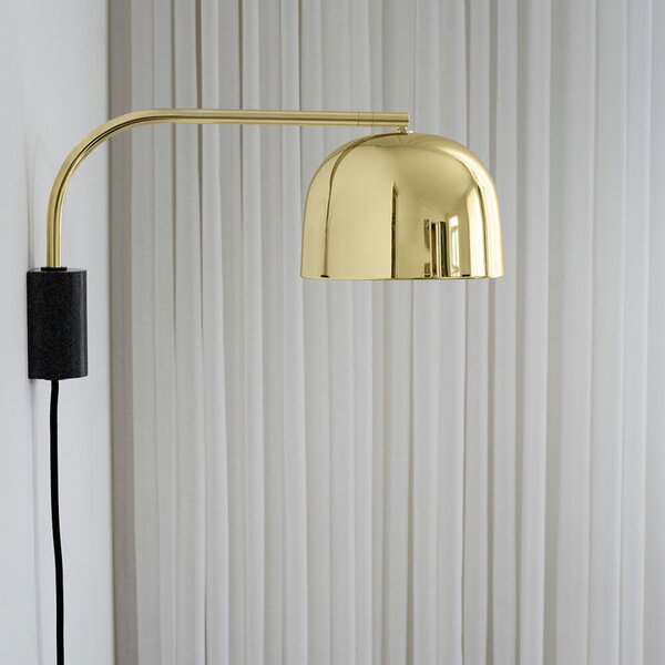 Zidne Svjetiljka Normann Copenhagen, Zlato / mjed, Dnevna soba, Metal