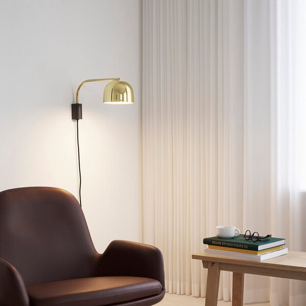 Zidne Svjetiljka Normann Copenhagen, Zlato / mjed, Dnevna soba, Metal