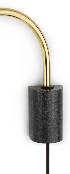 Zidne Svjetiljka Normann Copenhagen, Zlato / mjed, Dnevna soba, Metal