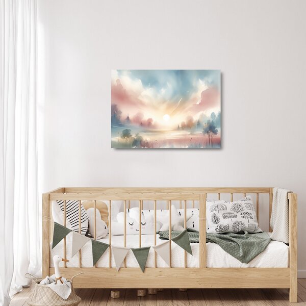 Staklena slika - Elegantni krajolik (70x50 cm)