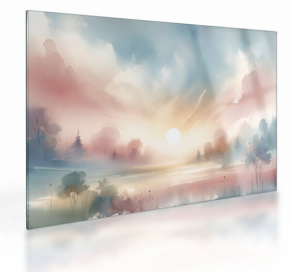 Staklena slika - Elegantni krajolik (70x50 cm)