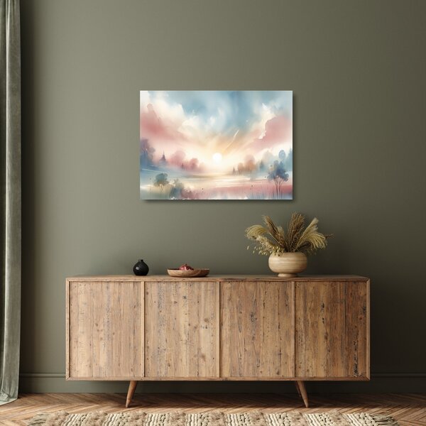 Staklena slika - Elegantni krajolik (70x50 cm)