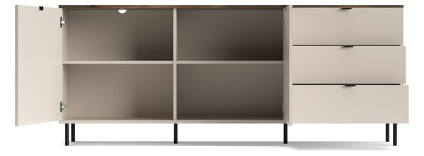 Komoda Eliminados (kašmir + hrast castello)