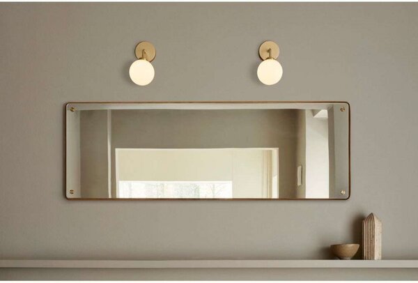 Zidne Svjetiljka Nuura Aps, Apiales, prigušiv, Zlato / mjed, Dnevna soba, Staklo, Skandinavski