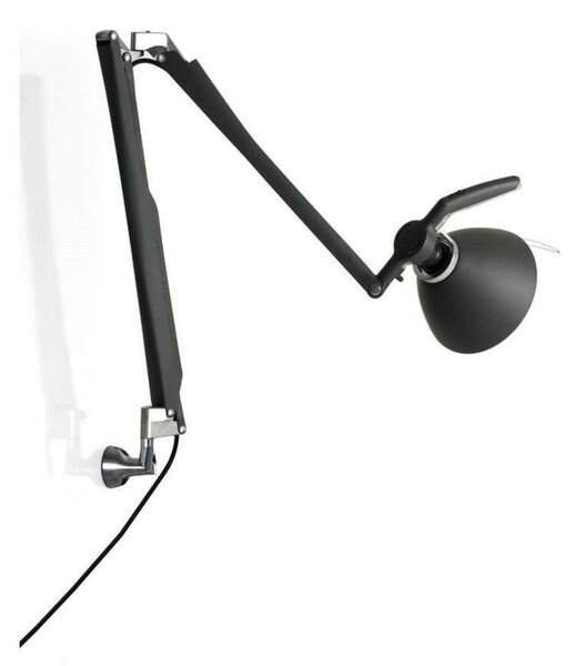 Fortebraccio Zidna lampa Crna E27 - Luceplan