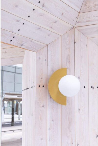 Zidna lampa Candy Little Circle 180 S, žuta - Swedish Ninja
