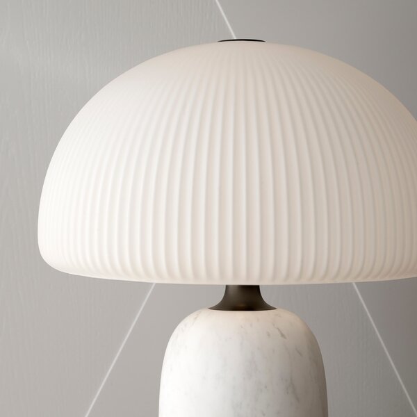 Stolne Lampa Vipp, prigušiv, Bijela, Dnevna soba, Staklo