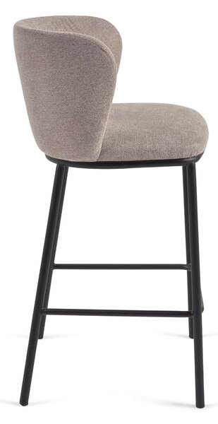 Svjetlo smeđa barska stolica (visine sjedala 65 cm) Ciselia – Kave Home
