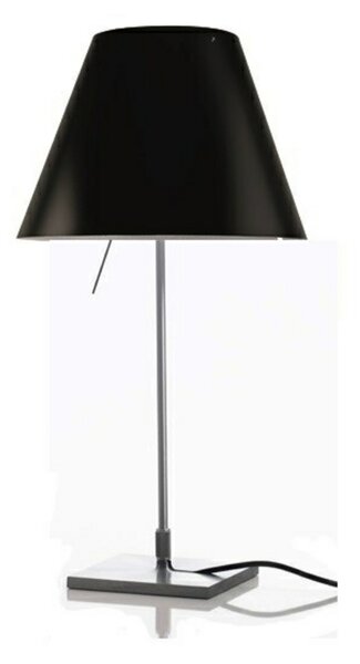 Stolne Lampa Luceplan, Crno, Dnevna soba, Aluminij