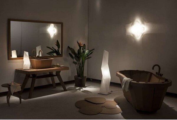 Stolne Lampa Slamp, Bijela, Dnevna soba, Plastika