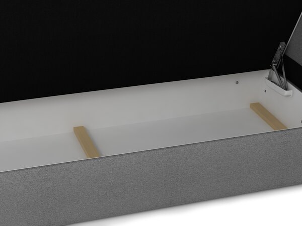 Bračni krevet Boxspring 140 cm Duel 1 (ružičasta) (s madracem i prostorom za odlaganje)