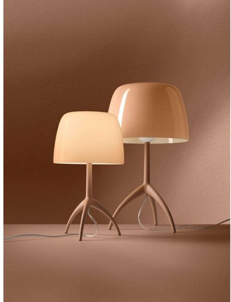 Stolne Lampa Foscarini, prigušiv, Ružičasta ruža, Dnevna soba, Aluminij