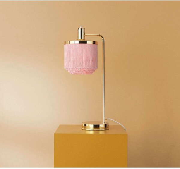 Stolne Lampa Warm Nordic, Ružičasta ruža, Dnevna soba, Metal, Vintage