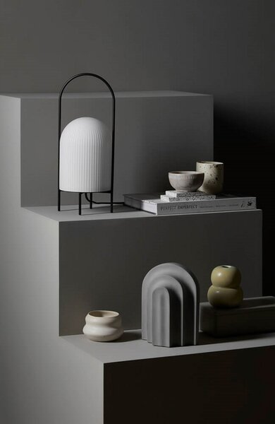 Stolne Lampa Woud, Bijela, Dnevna soba, Staklo