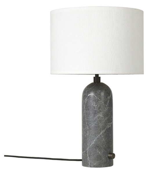 Stolne Lampa GUBI, prigušiv, Sivo, Dnevna soba, Mramor